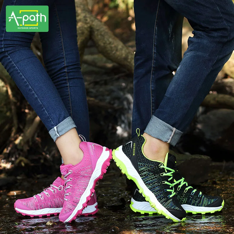 Уличная Мужская и женская обувь для влюбленных пеших прогулок Спортивная