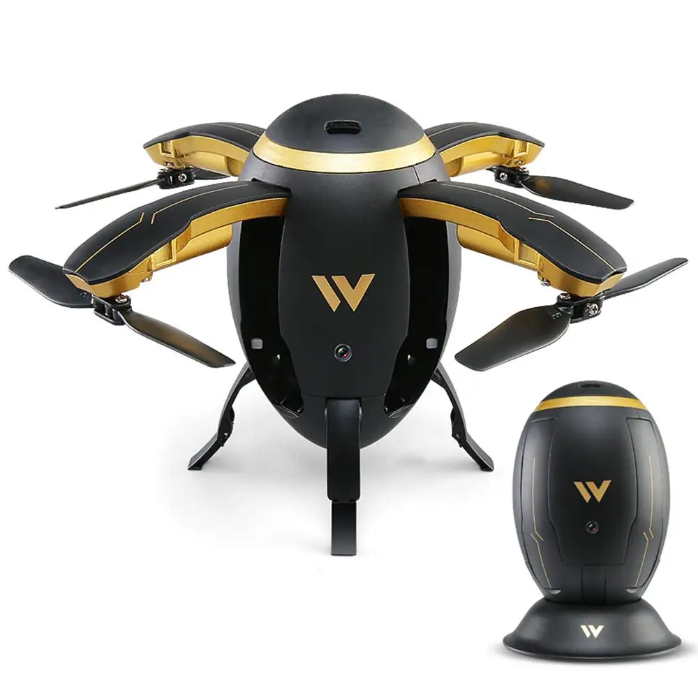 Новейший складной Летающий Дрон W5 2 4 ГГц Wi Fi FPV селфи Радиоуправляемый