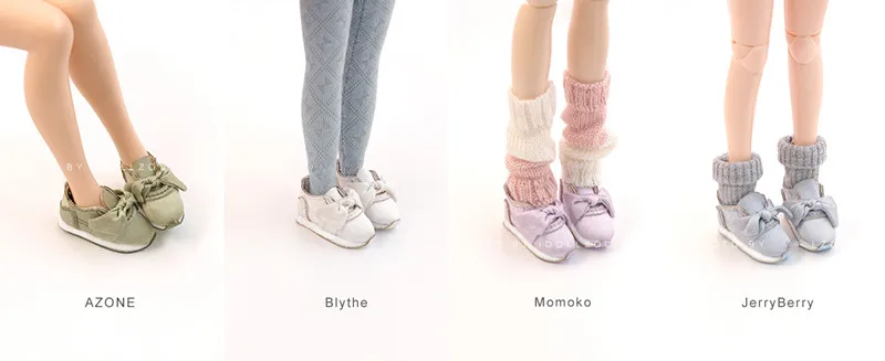 Blyth кукольные туфли шелковые с бантом спортивная обувь подходит для Блит JB MMK Azone