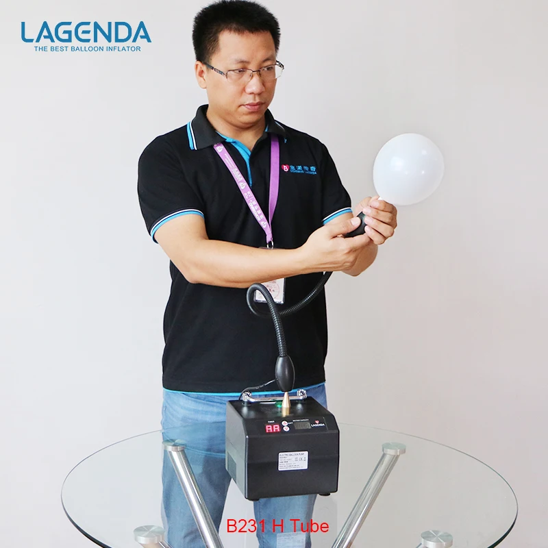 Free shipping B231 Professional Lagenda Twisting Modeling Balloon Inflator with Battery Digital Time  Electirc Balloon Pump