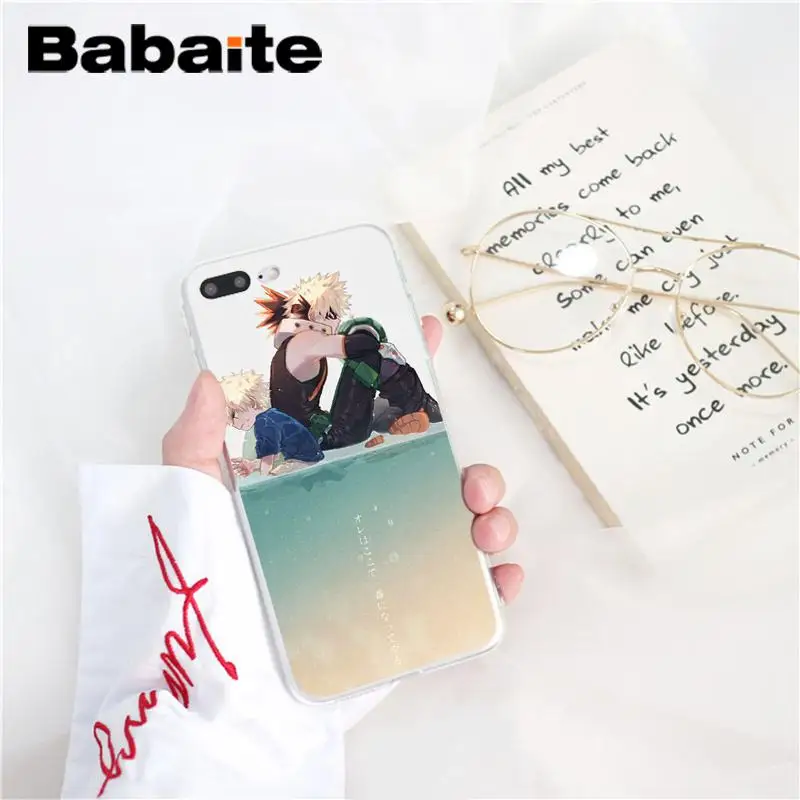 Babaite Dabi Boku no My Hero Academia TPU Soft Silicone Phone Case for iPhone 5 5Sx 6 7 7plus 8 8Plus X XS MAX XR 10 Case