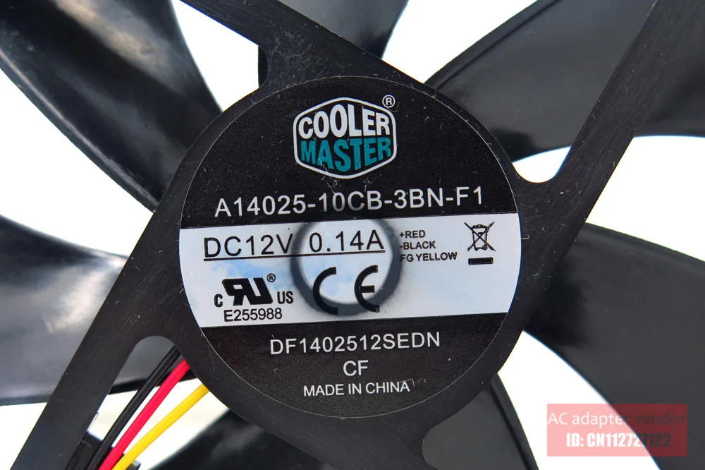 Новый Cooler Master A14025 10CB 3BN F1 тишина 14 см 3Pin 14025 охлаждающий вентилятор|cooling fan|cooler masterfan