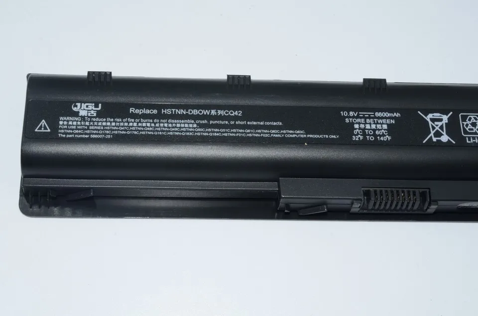 JIGU аккумулятор для ноутбука hp Compaq Presario CQ32 CQ42 CQ62 CQ72 павильон DM4 HSTNN-CBOX HSTNN-Q61C, Hstnn-db0w 593553-001
