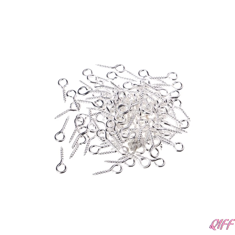 Прямая и оптовая продажа 100 шт ювелирный винт коготь золотого серебряного цвета