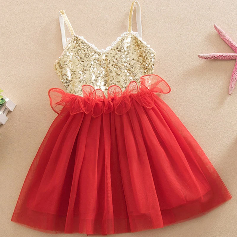 Одежда для детей высококачественное фатиновое платье принцессы с блестками и