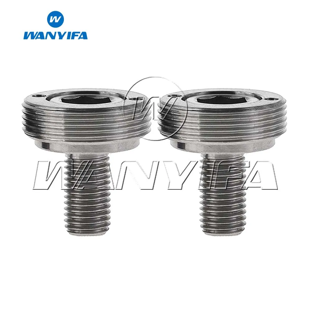 Wanyifa 2 шт./компл. M8x15mm Кривошип болт+ экстрактор+ шайба велосипедный Кривошип Болт Винт С Титановым болтом для вытяжка велосипеда рукав