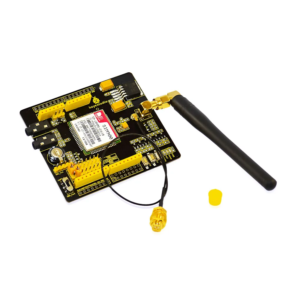 Keyestudio SIM900 GSM модуль GPRS щиты для Arduino UNO и Mega/Леонардо беспроводной с расширением