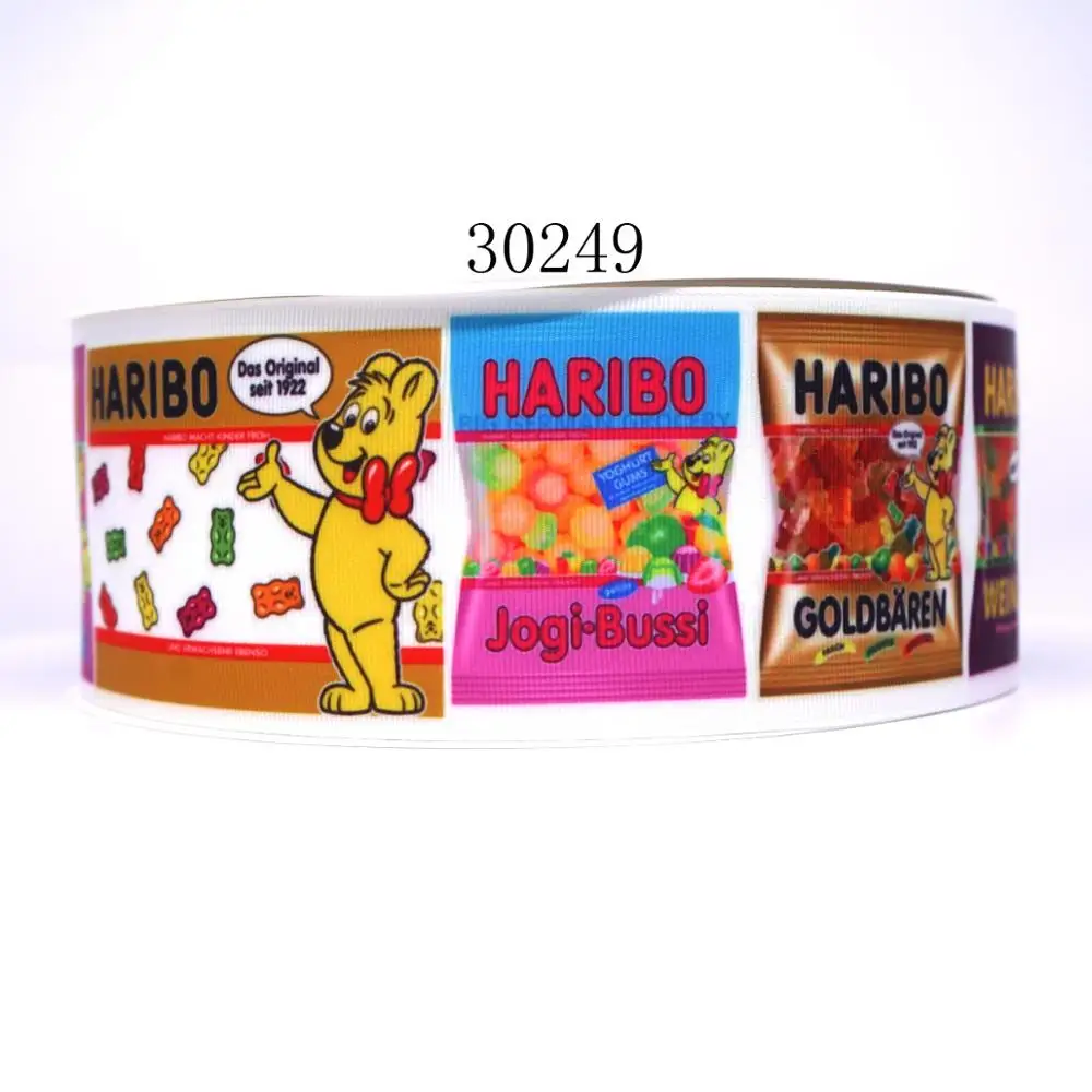 30249 50 ярдов Цветок напечатанный grosgrain ленты 29928 - Цвет: 30249