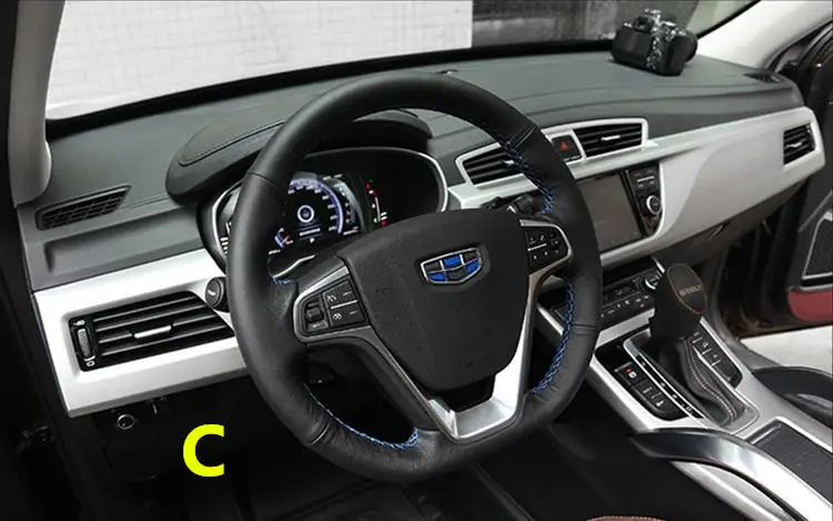 Для Geely new Emgrand 7 EC7 EC715 EC718 Emgrand7 E7, RS, GT, GC9 Borui, Emgrand-EV, EV, чехол рулевого колеса автомобиля