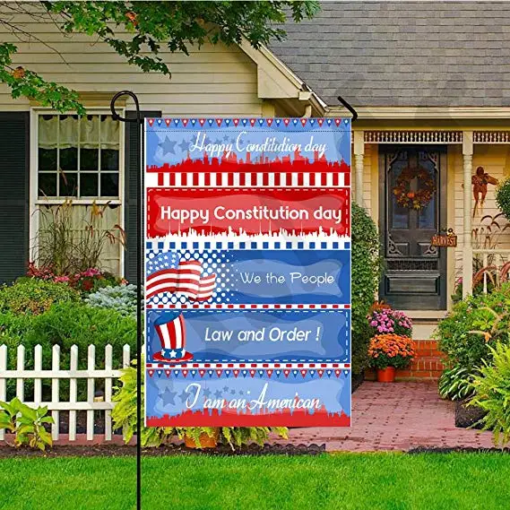 

Personalized Garden Flag Double-Sided Polyester Decor Hanging Yard Flag 12"X18"