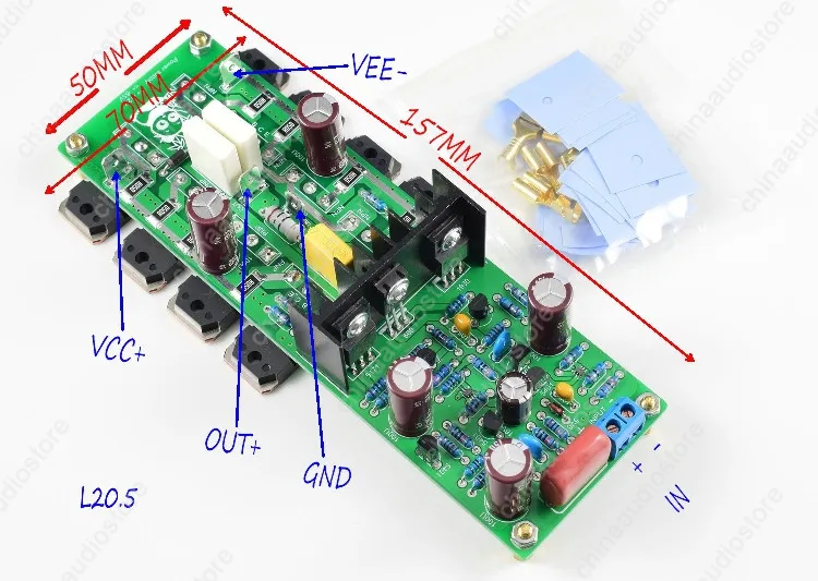 

Hi-END 200W Stereo Amplifier Board 4 Pairs KEC KTB817 KTD1047 Power Amplifier Board For Audio Amplifier DIY 0.0015% Distortion