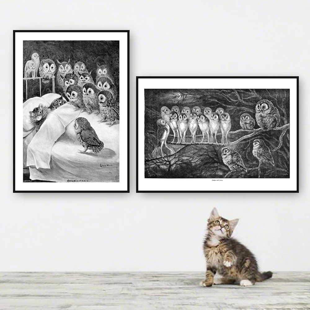 Классический супер узкий алюминиевый А3 постер рамка + Луи Уэйн 2 художественных