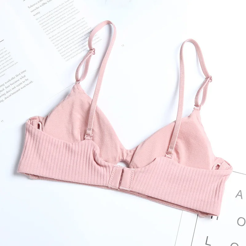 Сексуальный бюстгальтер пуш ап Soutien Feminino с хлопковой подкладкой Gorge Sans Armatures Ropa Mujer