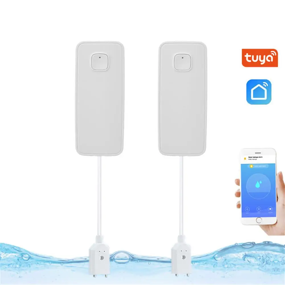 Wifi датчик утечки воды уровень потока сигнализации детектор бак защита от