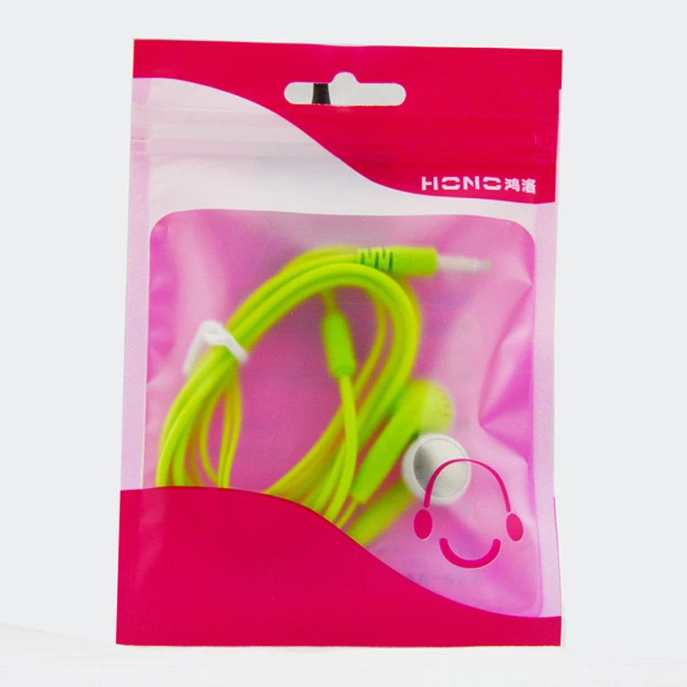 

10PCS colorful line control Crystal cap 3.5mm jack water color wired headsets music earphones earbuds for cell phones PC