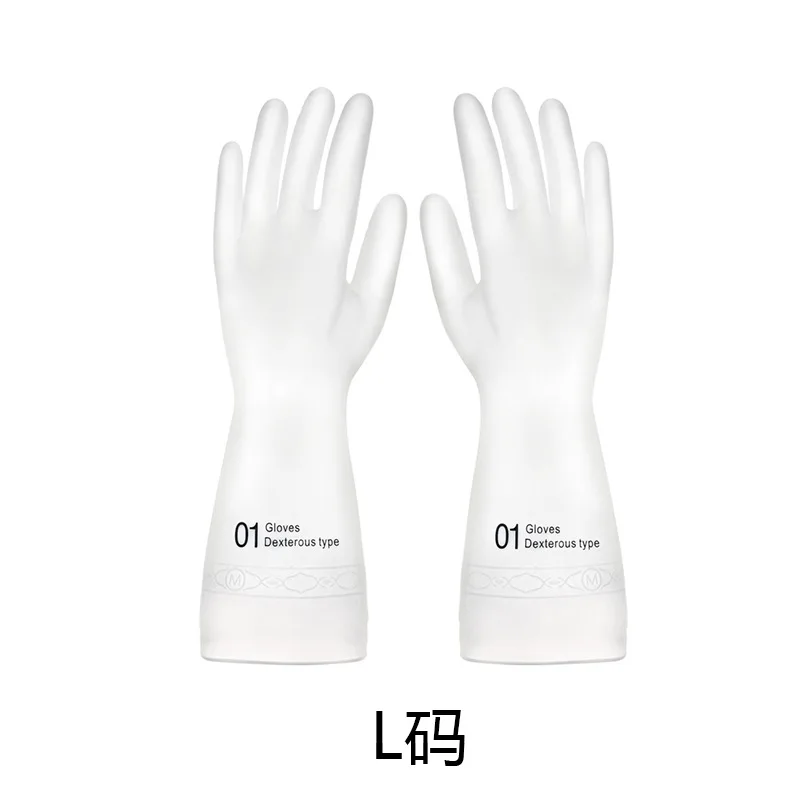 

1 Pair High Grade Dish Washing Gloves Rubber Magic Cleaning Silicone Gloves Kitchen Household Gloves Easy Washing Protect Gloves