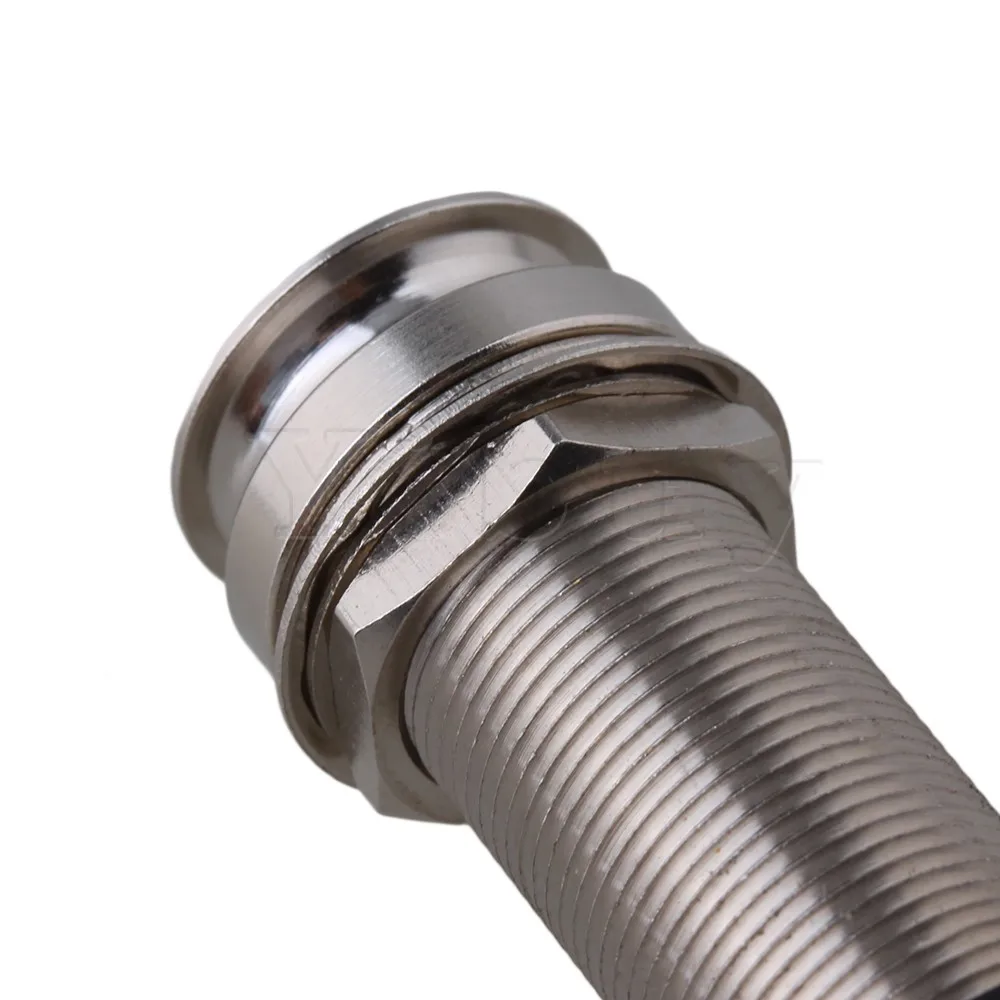 

Yibuy 1/4" Silver Passive Guitar Piezo Pickup Output End Pin Jack 2.5mm Input