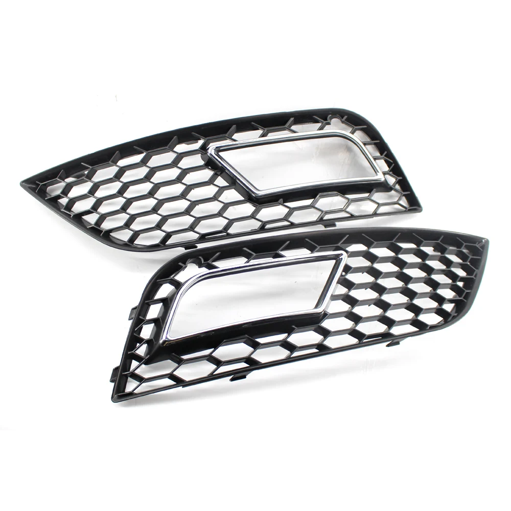 Auto Accessories Bumper Fog Light Cover Vent Grille Side Insert Fit for Audi A4L B9 2013-2015 Car Styling | Автомобили и