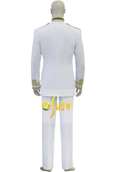 Anime Game Hetalia Axis Powers Japan Cosplay costume mens party suit white military uniform cos clothing set custom made|suit blouse|suit men slim