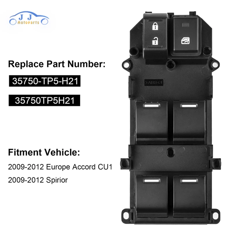 Новый переключатель стеклоподъемника YAOPEI для 2009 2010 2011 2012 SPIRIOR 2008-2012 Europe ACCORD CU1