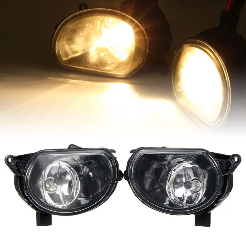 Black Пара галогеновых противотуманных фар переднего бампера для Audi Q7 2007-2009 A3 2004-2008 8P0941699A автомобильный Стайлинг - Цвет: Black