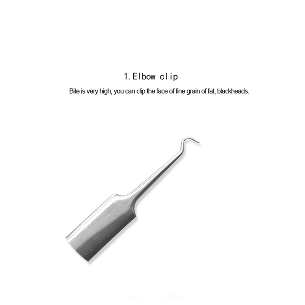 Новые игольчатый Пинцет для прыщей черная голова цыпок острым изгиб Gib голову