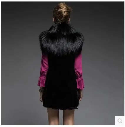 S/3Xl Для женщин сезон весна-осень ботинки из меха сапоги жилеты черный/белый