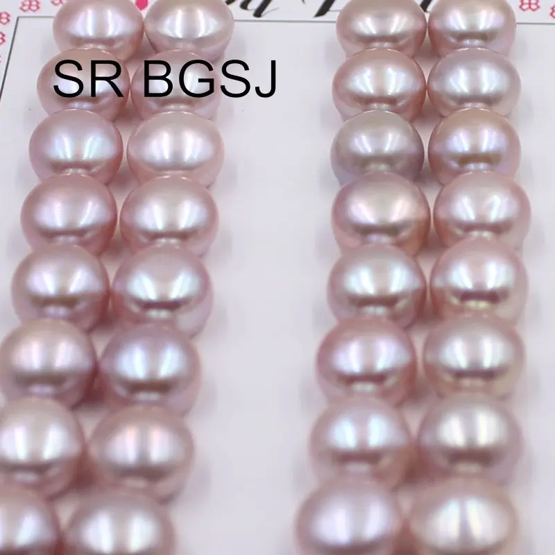 Free Shipping 10-11mm 16Pairs Half Hole Drilled Pearl Beads Super Luster Natural Freshwater Loose | Украшения и аксессуары