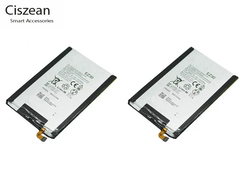 Ciszean 2x EZ30 3220mAh /12.2Wh сменный аккумулятор для Motorola Nexus 6 Google XT1115 XT1110 xt1103 nexus6