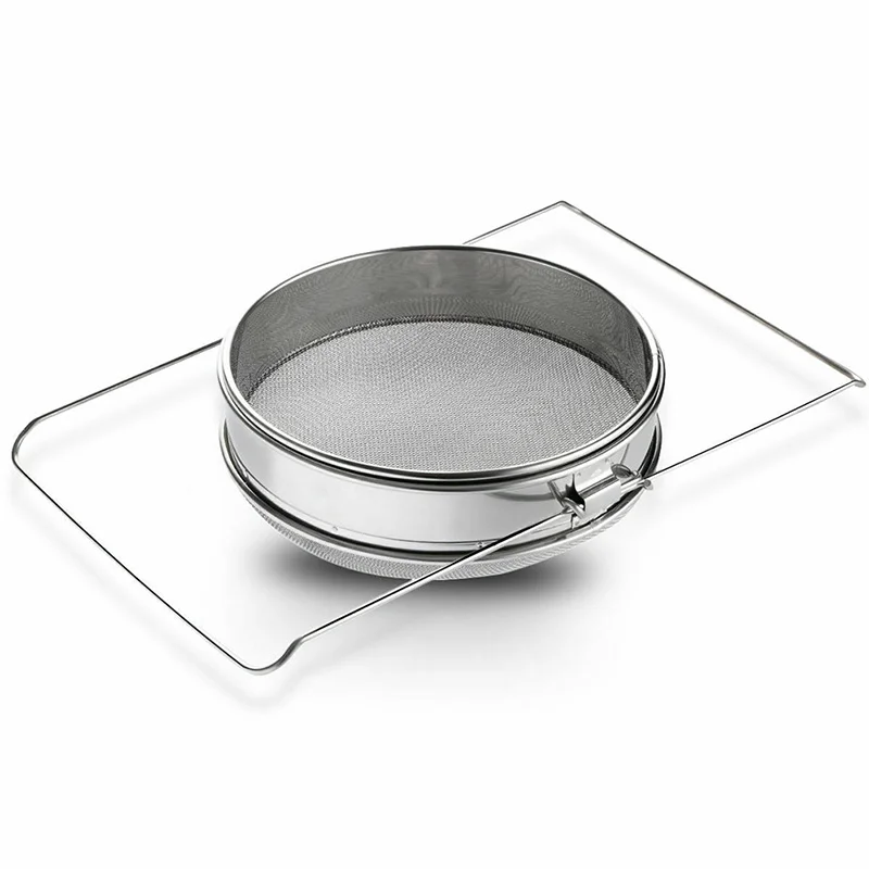 

Hot Honey Strainer Double Sieve Stainless Steel Apiary Beekeeping Honey Filter Tools FQ-ing