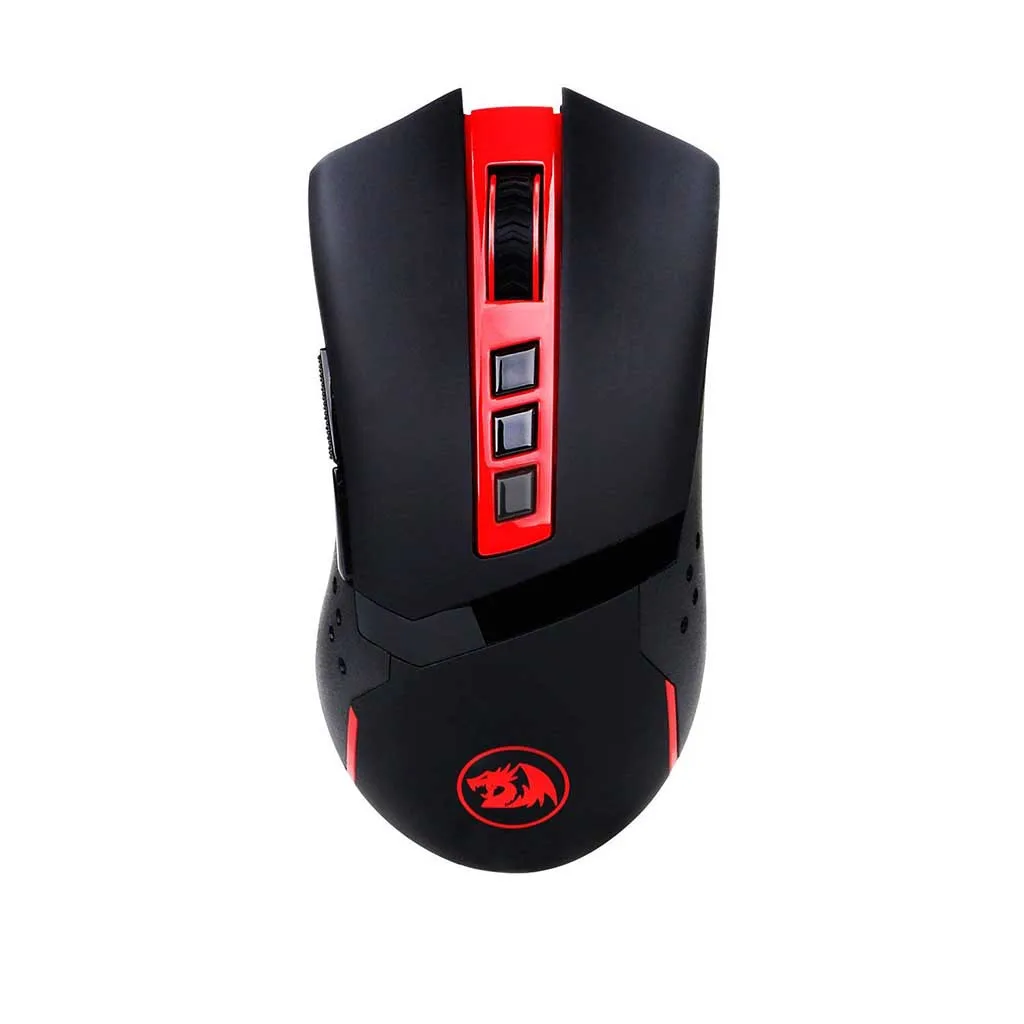 Черный Беспроводная игровая мышь Redragon Blade M692 USB 4800 dpi, 9 Кнопок, программируемая эргономичная мышь для геймеров overwatch, ПК, компьютера - Цвет: Черный