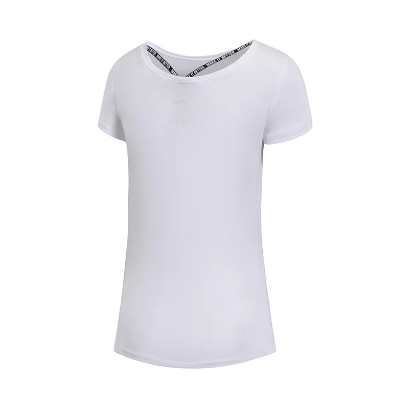 Женская футболка для тренировок Li Ning дышащая Спортивная Футболка с принтом li ning