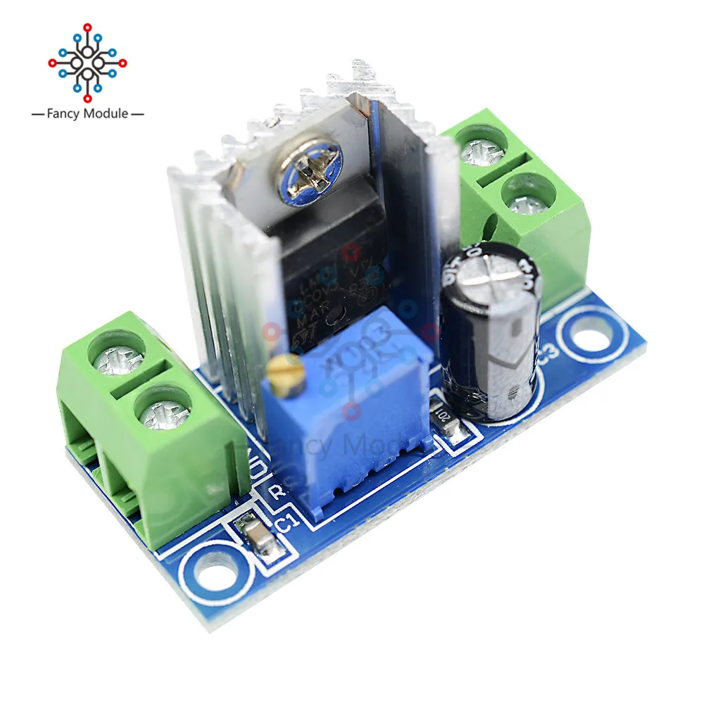 LM317 DC 4 2 40 В до 1 37 в понижающий модуль платы преобразователя регулируемый линейный