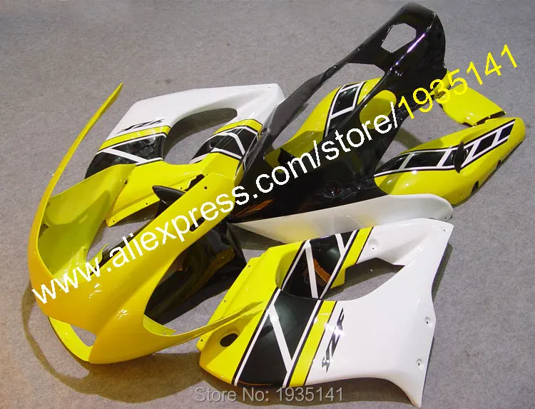 Желтые черные белые Запчасти для мотоциклов Yamaha YZF1000R Thunderace YZF-1000R 1997 ~ 2007 YZF 1000 R 97 07