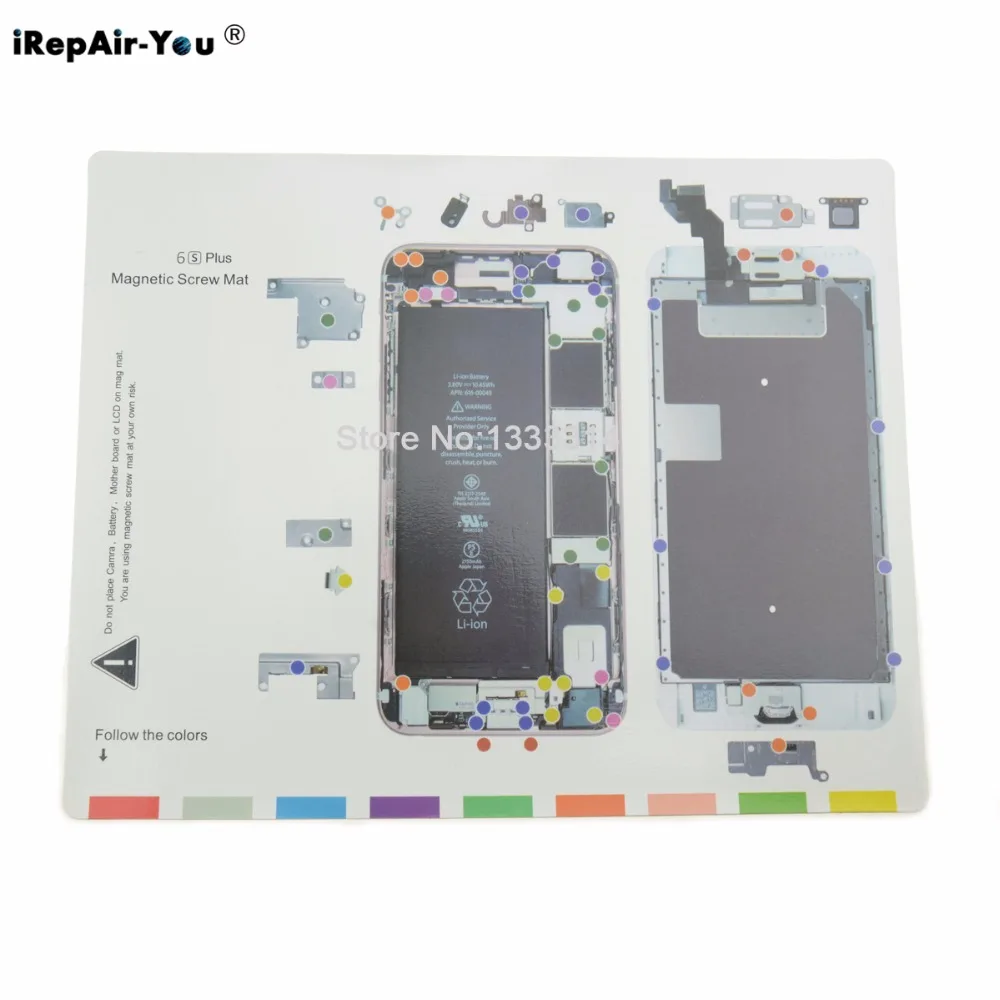 IRepair вы Магнитный винт коврик Ремонтная накладка для iPhone 7 7Plus 6 6s Plus 5 5S ЖК экран