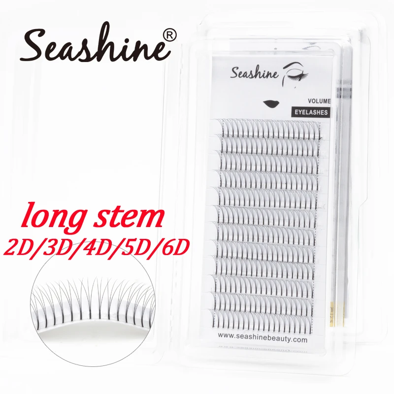 Seashine 2D3D4D5D6D Роскошные ресницы готовые вееры для наращивания ресниц объем