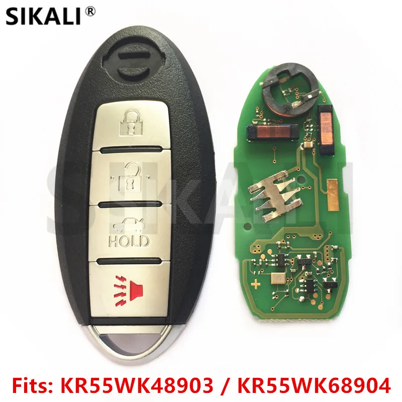 SIKALI умный дистанционный ключ для NISSAN Teana Altima Maxima Infiniti FCC ID KR55WK48903 KR55WK68904 KR55WK49622