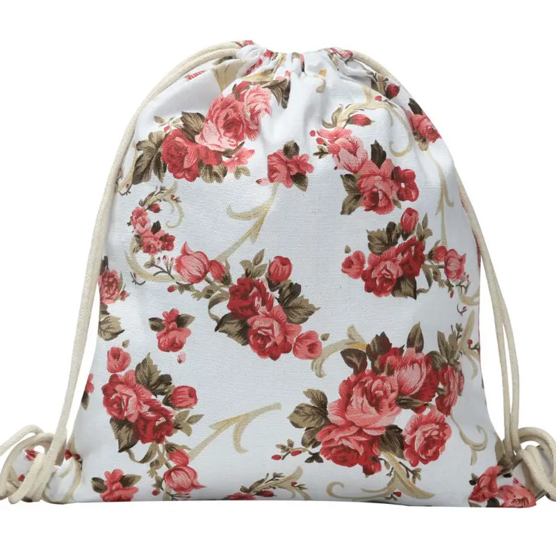 Women Flower Printing Swimming Shoes Bags New Sports And Travel Backpack Hot Storage Book School Pack Beach Bag | Спорт и