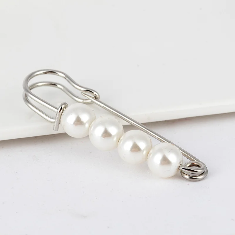 Новинка практичная Универсальная Ретро брошка с искусственным жемчугом заколка