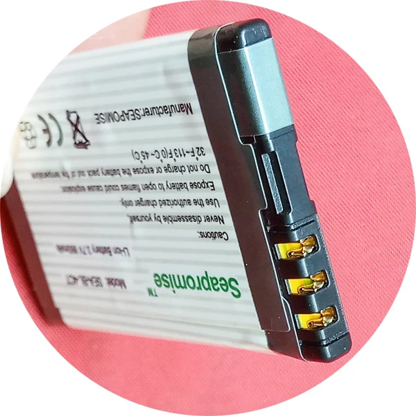 SEAPROMISE оптовая продажа 5 шт партия Мобильный телефон батарея BL-4CT BL 4CT BL4CT для Nokia X3