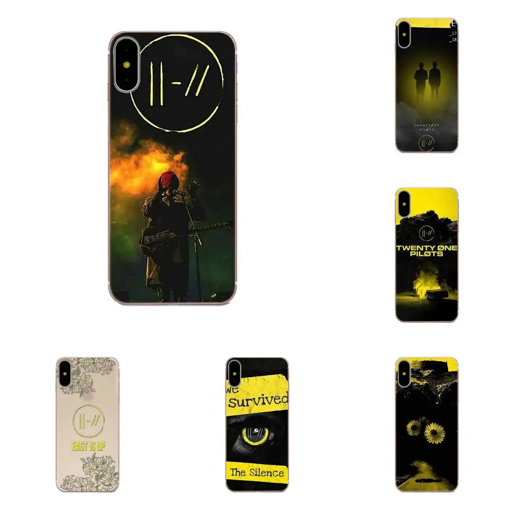 Мягкий колл бокс Twenty One Pilots 21 для Sony Xperia Z Z1 Z2 Z3 Z4 Z5 compact Mini M2 M4 M5 T3 E3 E5 XA XA1 XZ