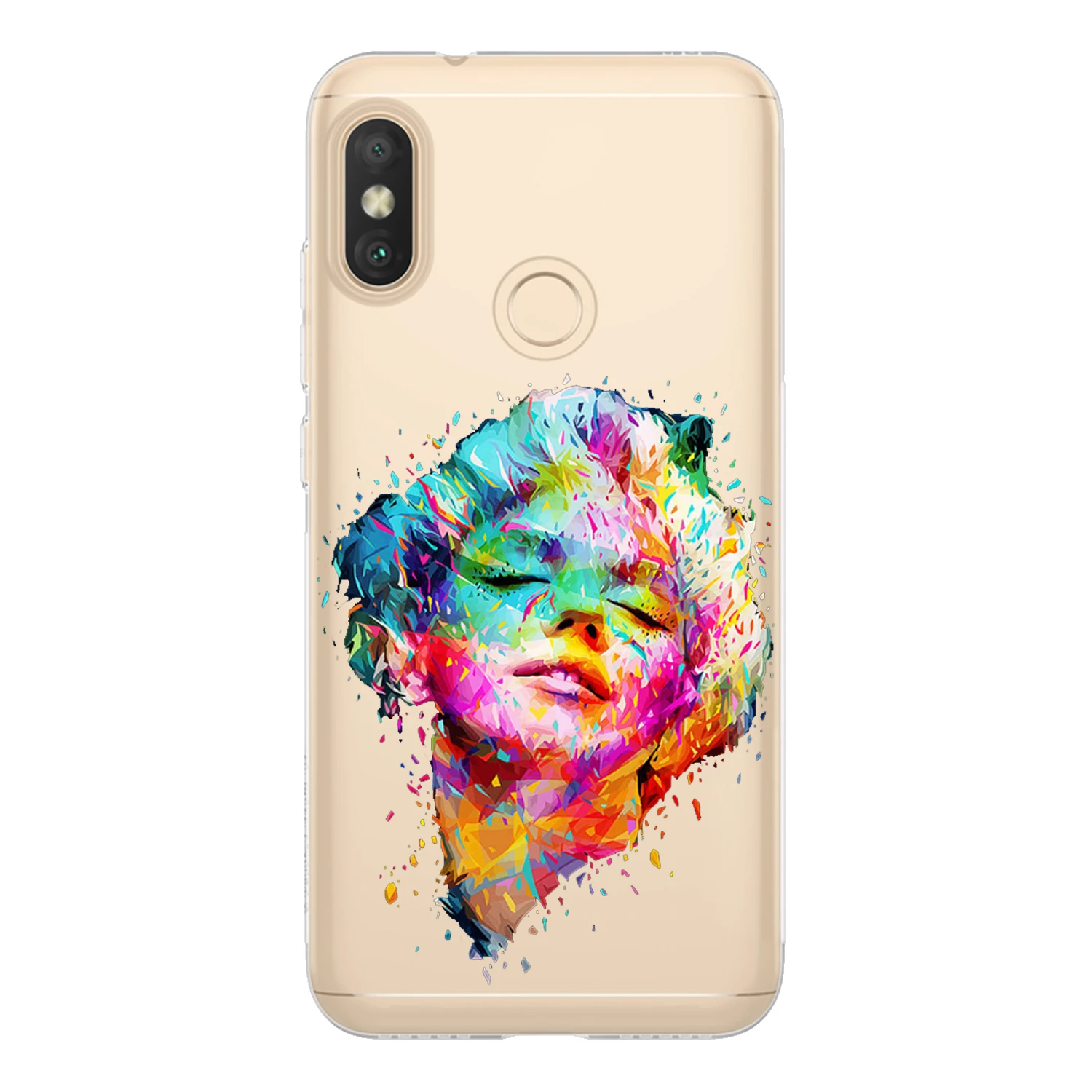 Чехол для Xiaomi Mi A2 Lite 5 84 &quotмягкий силиконовый милый мультяшный аниме-фея робот