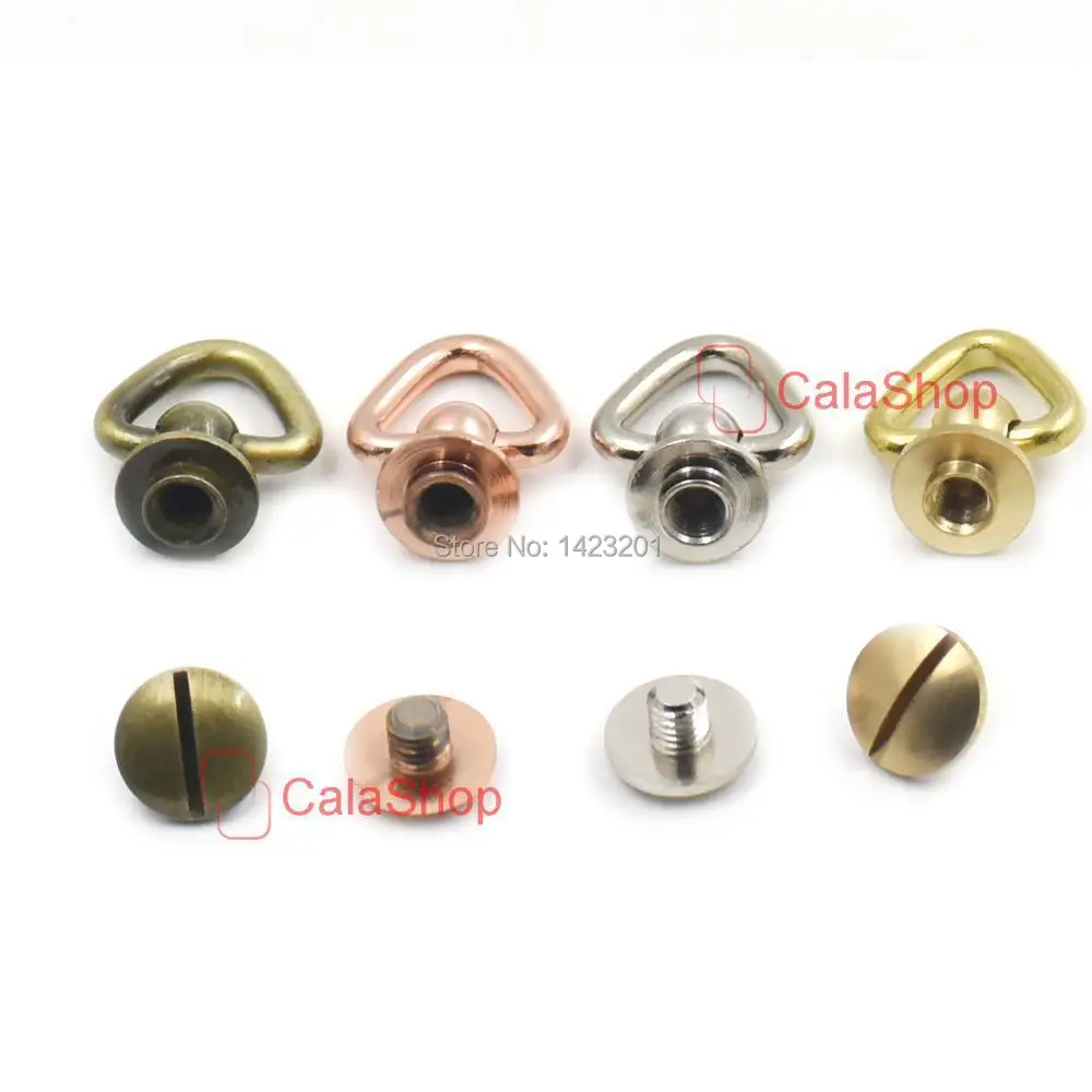 5 шт./лот твердая латунная пряжка рукоятка Соединительный соединитель Средний