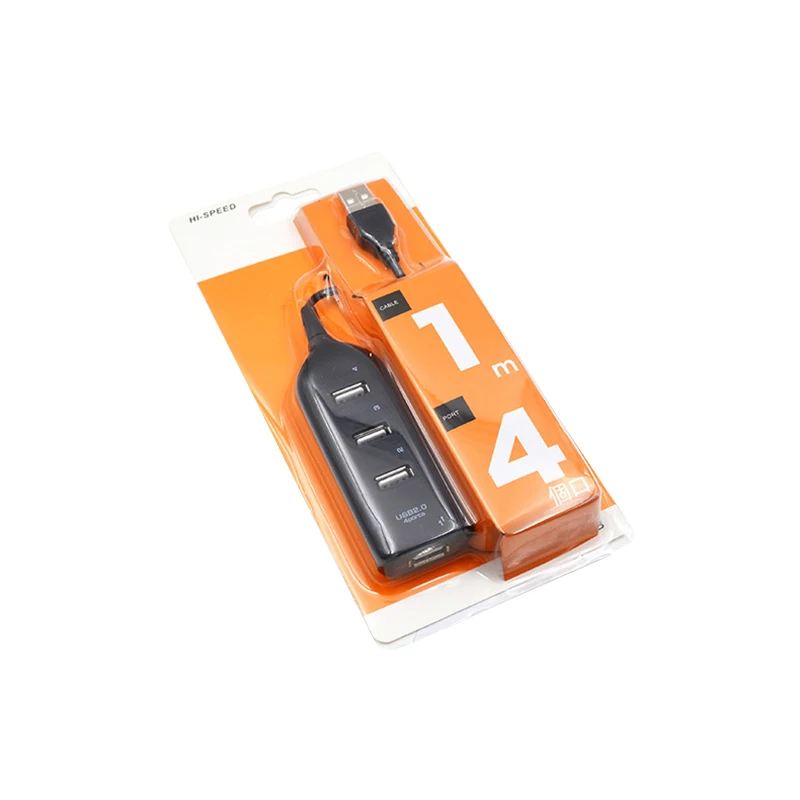 Портативный USB разветвитель Asunflower 4 порта 2 0|USB-хабы| |