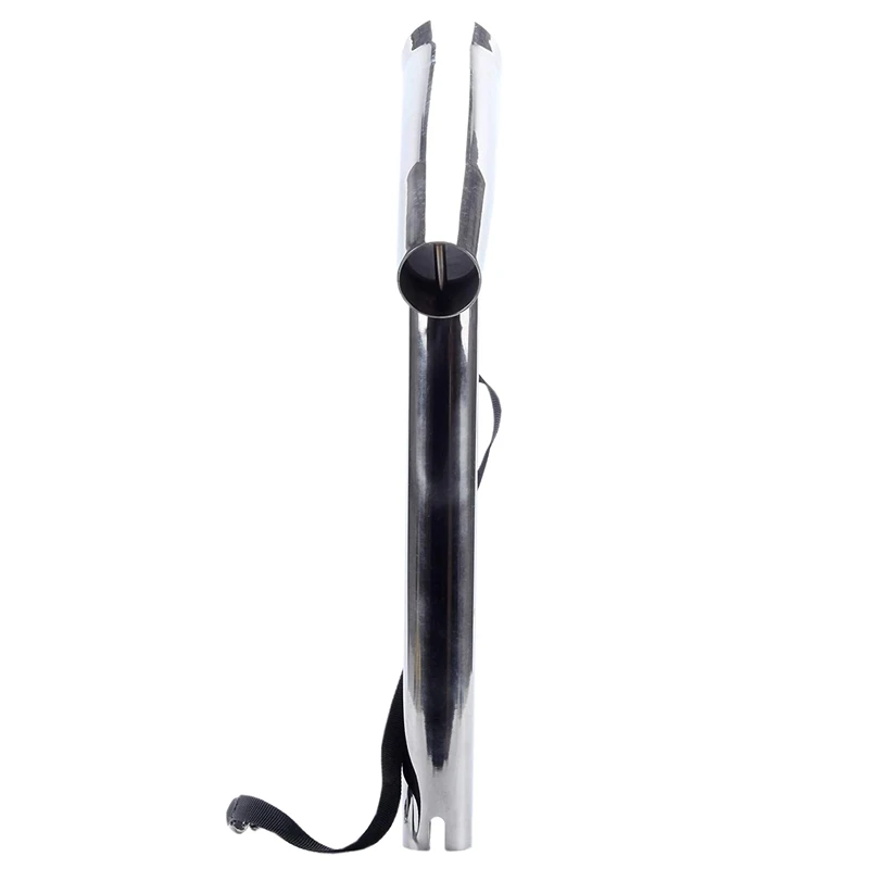 Set of 2 Silver Highly Polished Stainless Steel Outrigger Stylish Rod Holder | Спорт и развлечения