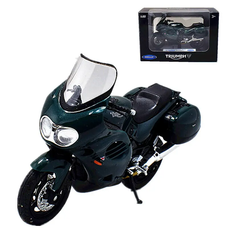 Welly 1:18 Triumph Trophy модель мотоцикла велосипед игрушка в коробке