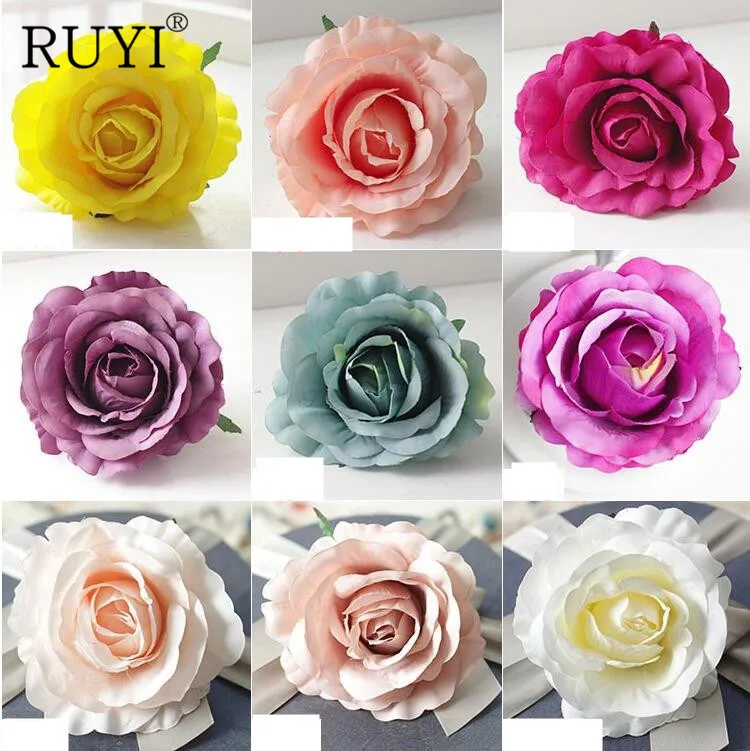 50 шт. искусственные розы для самостоятельного изготовления Декоративные
