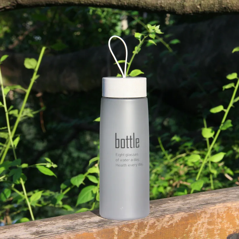 520ML Creative Sports Water Bottle Wheat Straw Cover Healthy PC Plastic Outdoor Travel Student Frosted Drinkware | Дом и сад