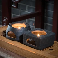 japanese style warm tea stove ceramic vintage base candle heated flower tea coffee shelf teapot holder tea ceremony accessories
