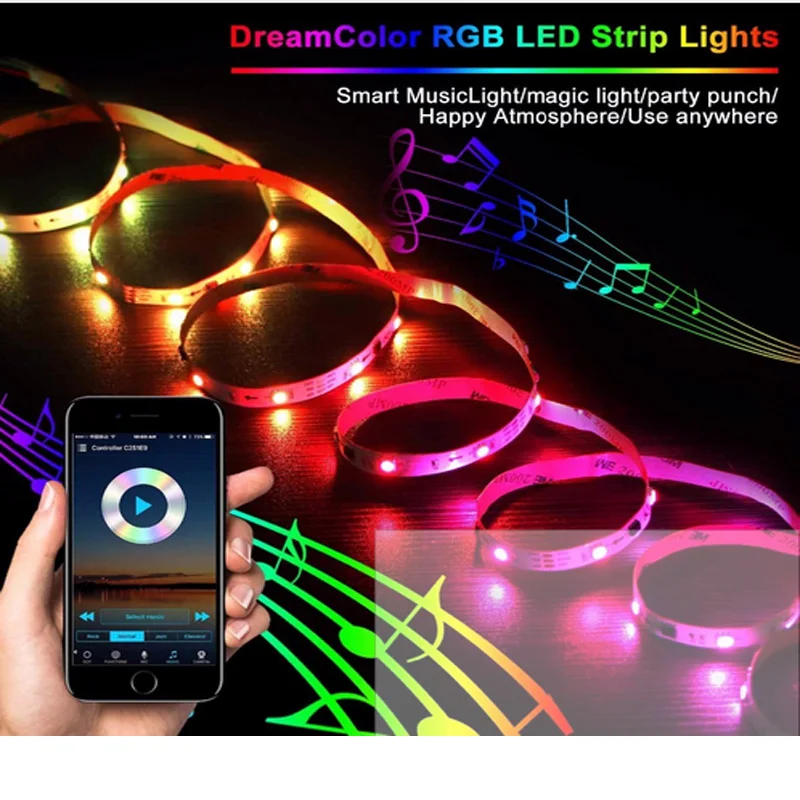 Беспроводной пульт дистанционного управления iOS Android alexa google home для WS2811 WS2812 WS2812B 5 в